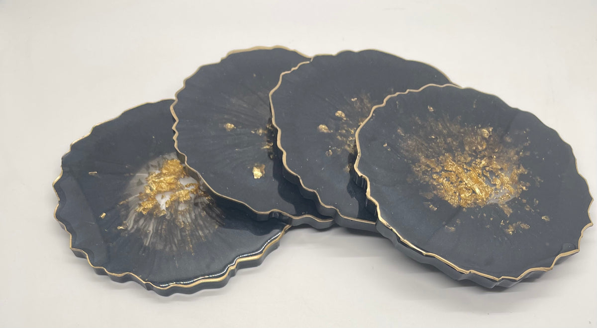 Gilded Edge Ceramic Coaster – Cocus Pocus