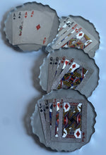 Load image into Gallery viewer, Play Your Cards Right Coaster Set-Silver DesignZ by CT