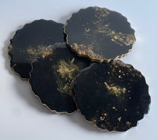 Load image into Gallery viewer, Onyx Oasis Coaster Set & Holder DesignZ by CT