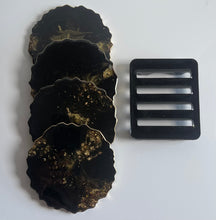 Load image into Gallery viewer, Custom Order Large Coaster Set with Matching Holder DesignZ by CT