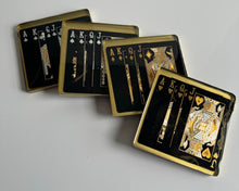Load image into Gallery viewer, Play Your Cards Right Coaster Set DesignZ by CT