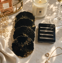 Load image into Gallery viewer, Custom Order Coaster Set (4 Coasters + Matching Holder) DesignZ by CT