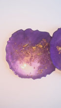 Load and play video in Gallery viewer, Purple Haze Coaster Set