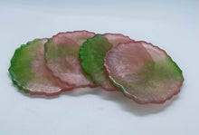 Load image into Gallery viewer, Pink and Green Coaster Set DesignZ by CT