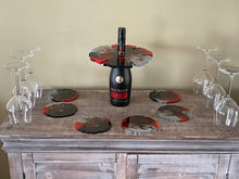 Load image into Gallery viewer, Custom Order Wine Holder Bundle & 6 Large Coasters DesignZ by CT