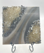 Load image into Gallery viewer, Quiet Storm Mini Geode Wall Art DesignZ by CT