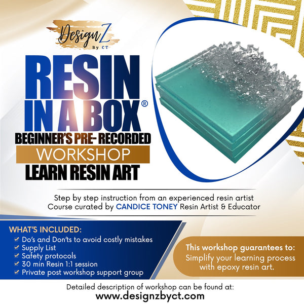Start your resin art journey with Resin in a Box Workshop!