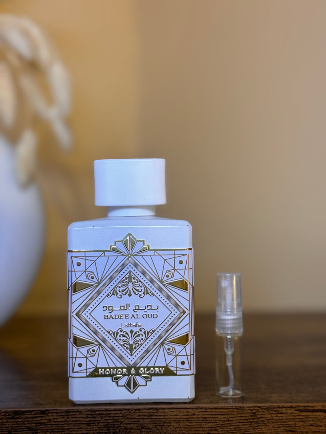 Lattafa Bade'e Al Oud Honor & Glory Sample Scents by CT