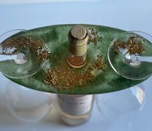 Load image into Gallery viewer, Majestic Moss Green Wine Holder DesignZ by CT
