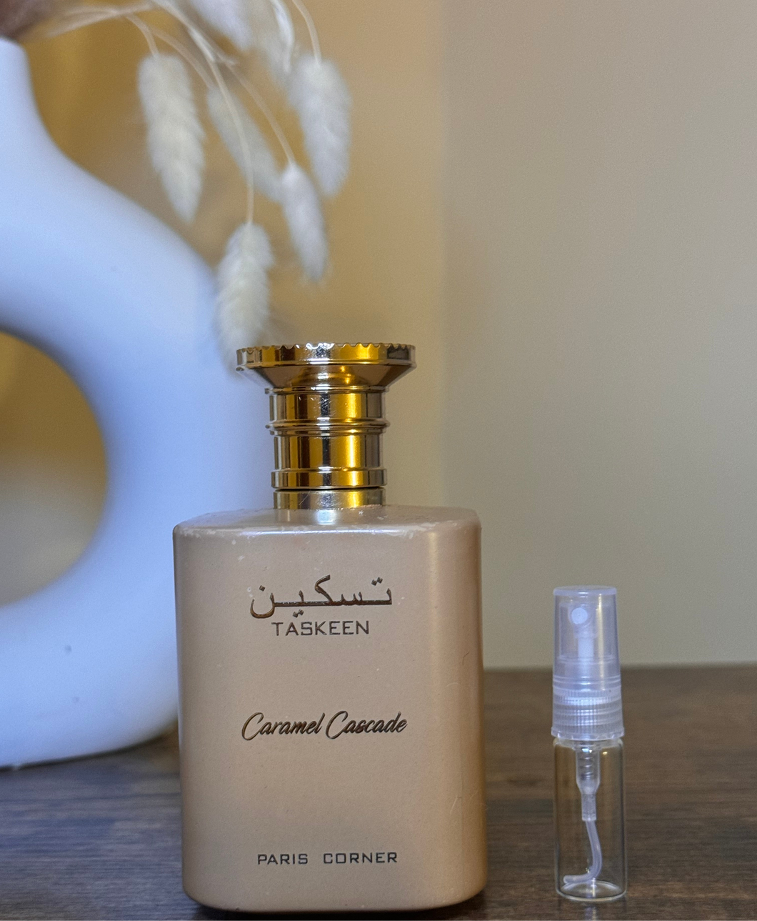 Paris Corner Taskeen Caramel Cascade Sample Scents by CT