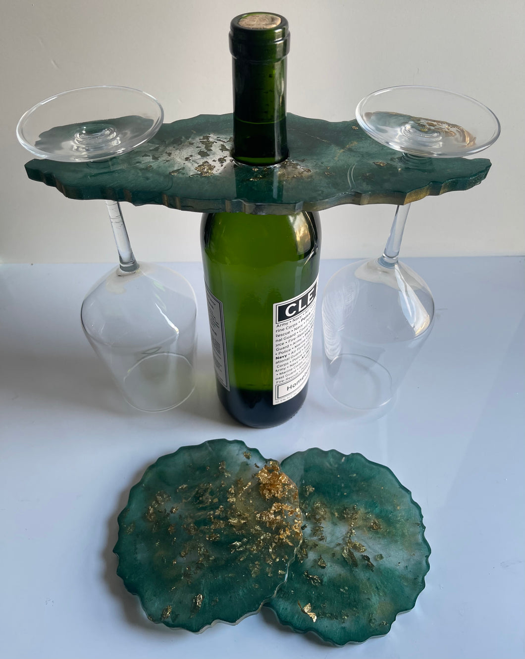 Green Goddess Wine Holder Bundle Set DesignZ by CT