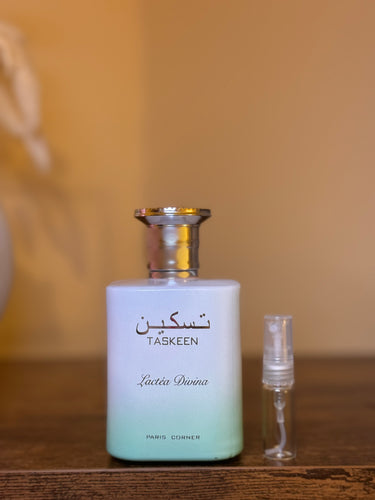 Paris Corner Taskeen Lactéa Divina Sample Scents by CT