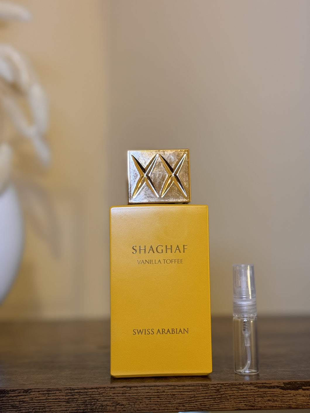 Shaghaf Vanilla Toffee by Swiss Arabian Sample Scents by CT