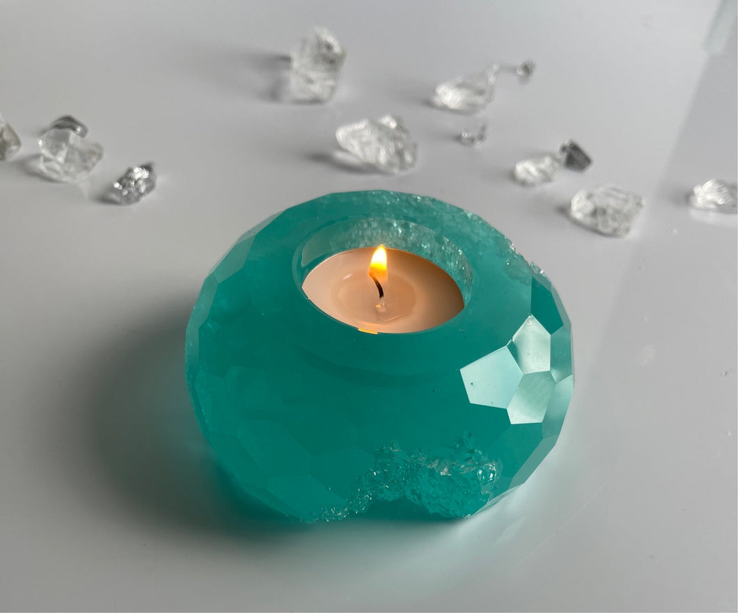 Hey Tiff Geode Tea Light Candle Holder DesignZ by CT