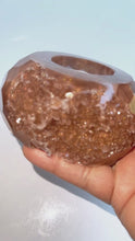 Load and play video in Gallery viewer, Rose Gold Geode Tea Light Candle Holder
