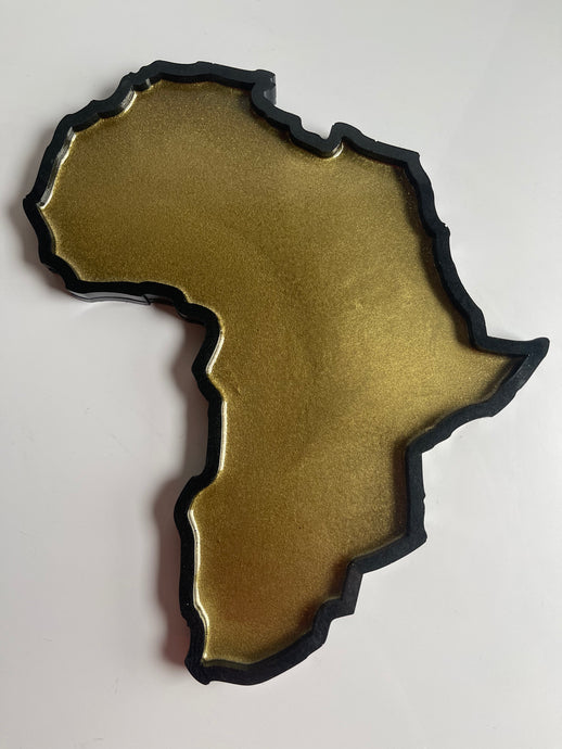 Africa Tray (Gold & Black) DesignZ by CT 