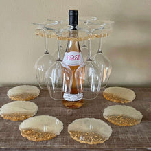 Load image into Gallery viewer, Custom Order Wine Holder Bundle &amp; 6 Large Coasters DesignZ by CT
